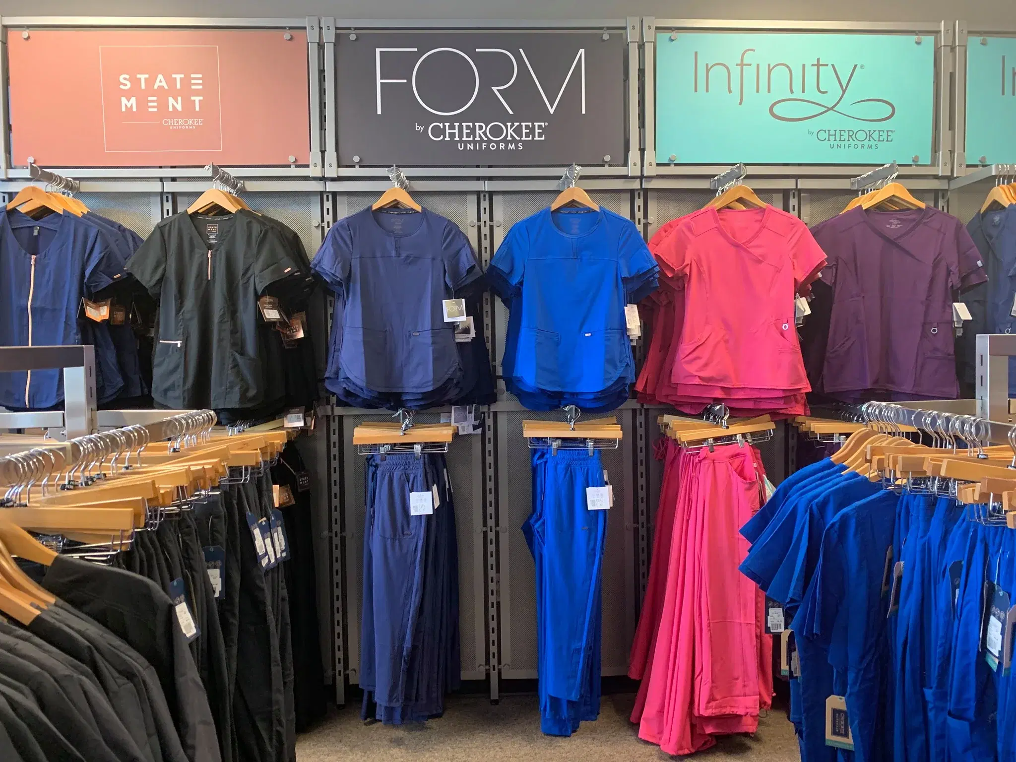 Cherokee uniforms showroom — medical scrubs in Singapore